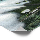 頂上に向かう旅の風光明媚な景色 ポスター (角)