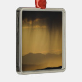 頂上に沿った連続する丘を見る メタルオーナメント (右)