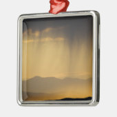 頂上に沿った連続する丘を見る メタルオーナメント (左)