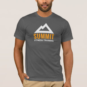 頂上のフィットネスの訓練のロゴ Tシャツ