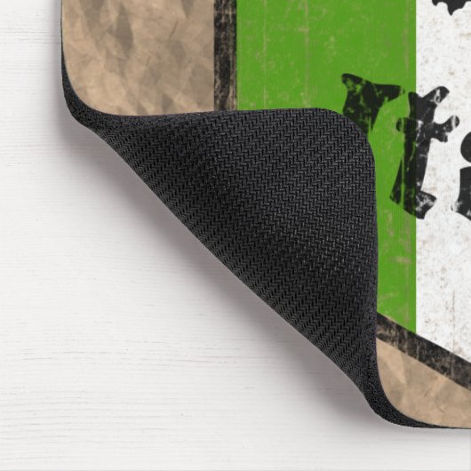 頂上のヴィンテージのブラウンのイタリアンなマウスパッド マウスパッド (コーナー)