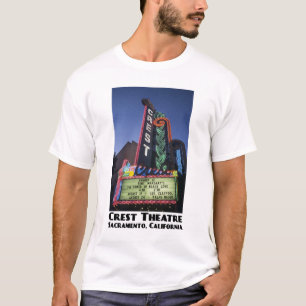 頂上の劇場、サクラメントの白のTシャツ Tシャツ