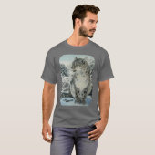 頂上王ユキヒョウのワイシャツ Tシャツ (正面フル)