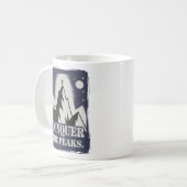 頂峰制覇 モチベーションマウンテンデザイン コーヒーマグカップ (正面左)