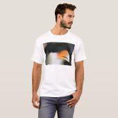 頂点に達されたカラカラのタカの頭部の打撃の写真の写真 Tシャツ (正面フル)