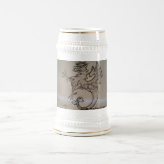 頂点に達されたグリフィン- Stolp ビールジョッキ