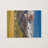 頂点に達されたビュートのコロラド州の秋の眺め ジグソーパズル (横)