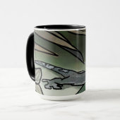 頂点に達されたヤモリのマグ マグカップ (正面左)
