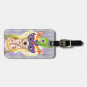 頂点に達する謝肉祭の中国語 ラゲッジタグ (正面横)