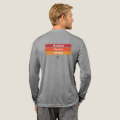 順位選択投票 3本ストライプ トライブレンドTシャツ (背面全体)