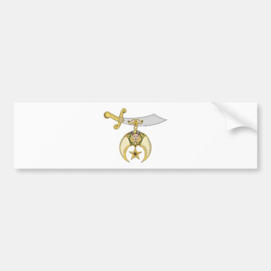 順序の宝石 バンパーステッカー (正面)