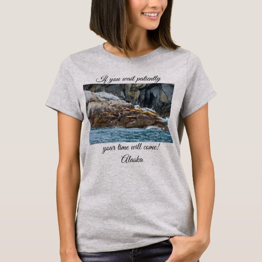 順番待ちTシャツ Tシャツ (正面)