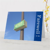 順調に進む カード (黄色い花)