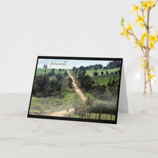 順調に進む カード (黄色い花)