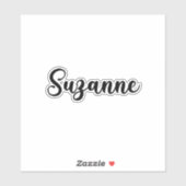 須山根名 – 手書き書道 シール (シート)