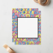 須藤久モダン一幾何水彩画 ノートカード (正面/裏面インサイチュ)