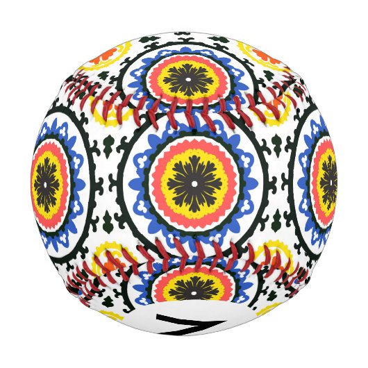 須谷図 野球ボール (裏面)