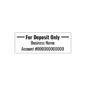 預り金のみのテンプレート セルフインキングスタンプ (デザイン)