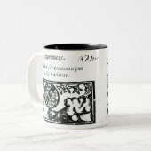 「預言へのFrontispiece ツートーンマグカップ (正面左)