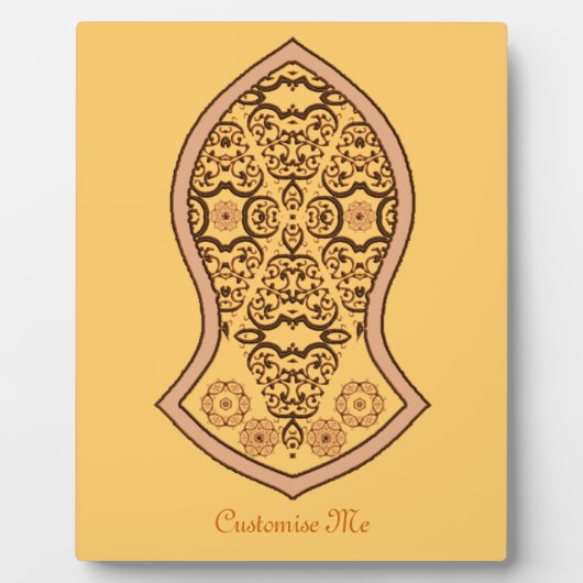 預言者のサンダル（オレンジ） フォトプラーク (正面)