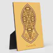 預言者のサンダル（オレンジ） フォトプラーク (側面)