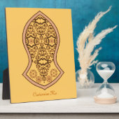 預言者のサンダル（オレンジ） フォトプラーク (側面)