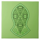 預言者のサンダル（緑） タイル (正面)