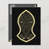 預言者のサンダル(黄金) ポストカード (正面/裏面)