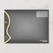 預言者のサンダル(黄金) ポストカード (裏面)