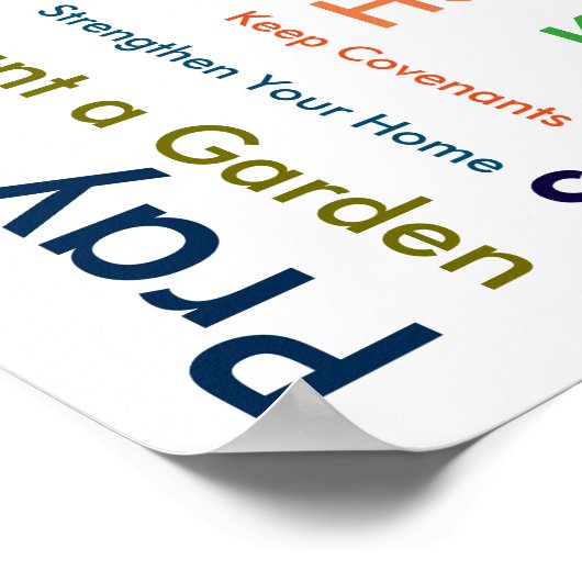 預言者のポスターの言葉 ポスター (角)