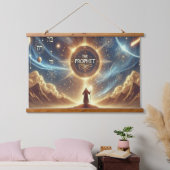 預言者の聖なる壁のタペストリー:神の野心 吊り下げ型タペストリー (寝室)