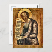 預言者エリシャ正教会のキリスト教のアイコン ポストカード (正面/裏面)