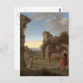 預言者エリヤとザレファスの未亡人 ポストカード (正面/裏面)