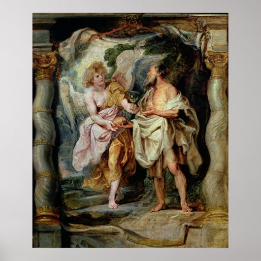 預言者エリヤと天使 ポスター (正面)