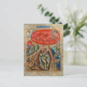 預言者エリヤ正教会のキリスト教のアイコン ポストカード (スタンド正面)