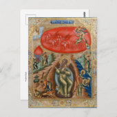 預言者エリヤ正教会のキリスト教のアイコン ポストカード (正面/裏面)