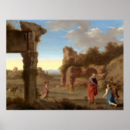 預言者エリヤ – van Poelenburchファインアートポスター ポスター