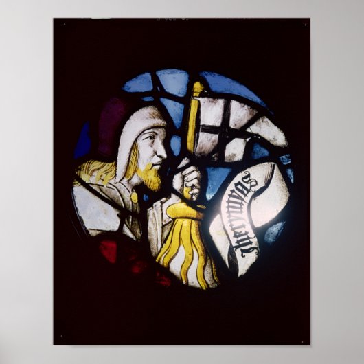 預言者エレミヤのラウンデル, 15世紀 ポスター (正面)