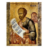 預言者オーソドックスのキリスト教のアイコンをモーセ ポスター (正面)