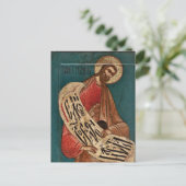 預言者ギデオン正教会のアイコン ポストカード (スタンド正面)