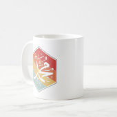 預言者ムハンマド(PBUH)アラビア書道アート コーヒーマグカップ (正面左)