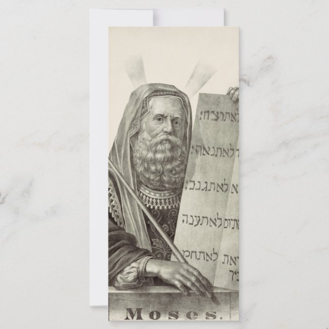 預言者モーセと法の錠剤 (正面)