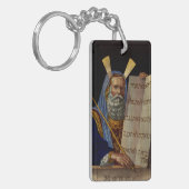 預言者モーセと法の錠剤 キーホルダー (正面左)