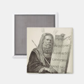 預言者モーセと法の錠剤 マグネット (正面/裏面)