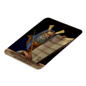 預言者モーセと法の錠剤 マグネット (左側)