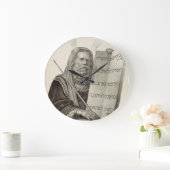 預言者モーセと法の錠剤 ラージ壁時計 (ホーム)