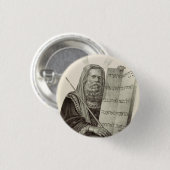 預言者モーセと法の錠剤 缶バッジ (正面&裏面)