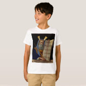 預言者モーセと法の錠剤 Tシャツ (正面フル)