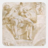 預言者ヨナと二つの破壊されたルネット スクエアシール (正面)