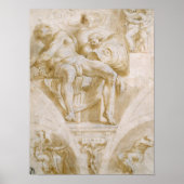 預言者ヨナと二つの破壊されたルネット ポスター (正面)